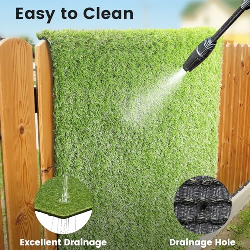 48" x 32" Fake Grass Mat for Dogs, Premium Washable Artificial Turf Grass Rug for Patio Lawn Balcony Door Dog Pet Pee Potty Training - size: 48"L x 32"W