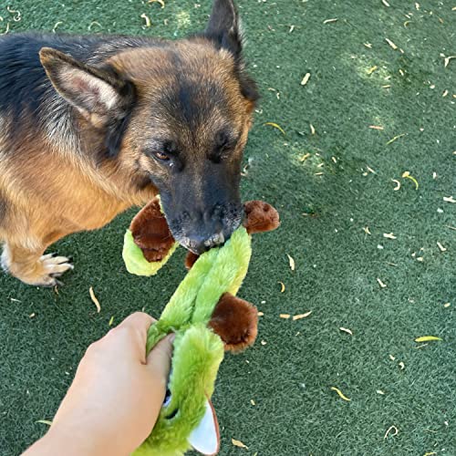 Jalousie 5 Pack Stuffingless Dog Squeaky Toys Dog Toy w/Durable Liner No Stuffing Dog Toy - Dog Toys Crinkle Paper Squeaker Toy for Medium Large Dogs (5 Pack - Color 2 - Squeaky) - color: 5 Pack - Color 2 - Squeaky