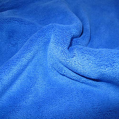 Dog Bathrobe Pet Bath Towels Dog Drying Towel,Microfiber Super Shammy Soft Absorbent Luxuriously with Hood,Belt,Machine Washable for Large,Medium,Small Dogs,Blue,S
