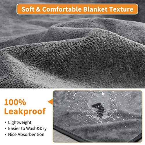 Washable Pee Pads for Dogs, 60x60 Reusable Whelping Pads, Absorb Dog Mats Non-Slip Puppy Training Pads for Whelping, Potty, Training, Playpen, Crate - size: 60"x60"