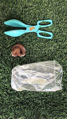 Soft Grip Pooper Scooper, Dog Poop Clean Up Tool, Used with or Without a Poop Bag