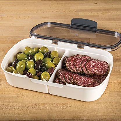 ProKeeper 4-Piece Deli Container Set – Airtight, BPA-Free Food Storage with Freshness Lock, Ideal for Deli Meats, Cheese, and Produce - color: Variety Pack
