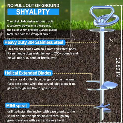 Dog tie Out Cable and Stake,with 45 ft Cable,360° Swivel Dog Runner for Yard,Dog Run Anchors for Large Dogs up to 150 lbs-Ideal for Outdoor Camping - size: dog stake+45ft cable
