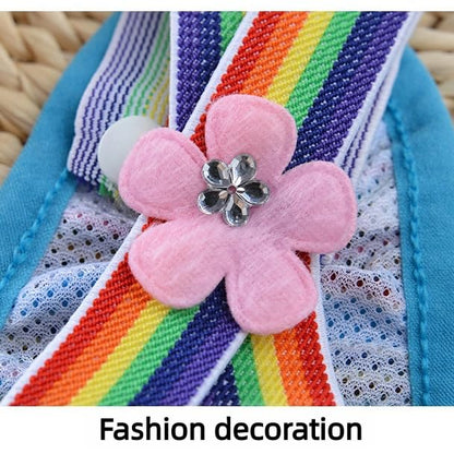HEEPDD Female Dog Diapers Washable Reusable Adjustable Suspender for Heat Cycle Mess Prevention 50+ Washes Lasts 3 Months Teddy Small Medium Large Sizes for Indoor Accidents During Estrus - size: S/10