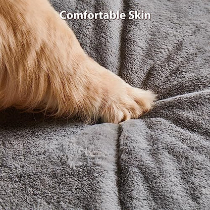 BFPETHOME XL Extra Orthopedic Dog Bed for Large Dogs – Washable Couch-Style Pet Bed with Supportive Bolster Sides, Removable Waterproof Cover, Non-Slip Bottom, Comfortable Dog Bed for Better Sleeping - size: 45.0"L x 35.0"W x 7.0"Th