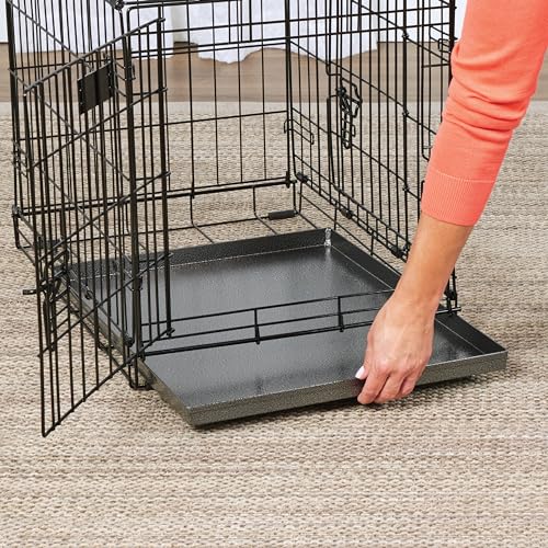 MidWest Homes for Pets Metal Dog Crate Replacement Pan; 30 inch - size: 30 Inch