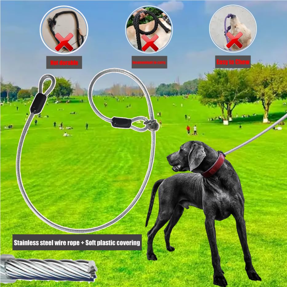 13FT Retractable Dog Leash for Small Dogs up to 22lbs with Chew Proof Steel Wire Extender, Lightweight, Durable & Safe Walking Solution Blue S - color: Blue, size: Small