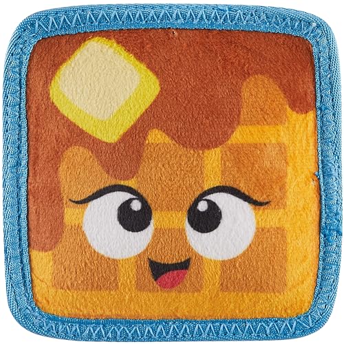 Outward Hound Tough Skinz Durable Squeaky Dog Toy with Two Tough Layers, Waffle, Multicolor, Small - color: Waffle, size: Small